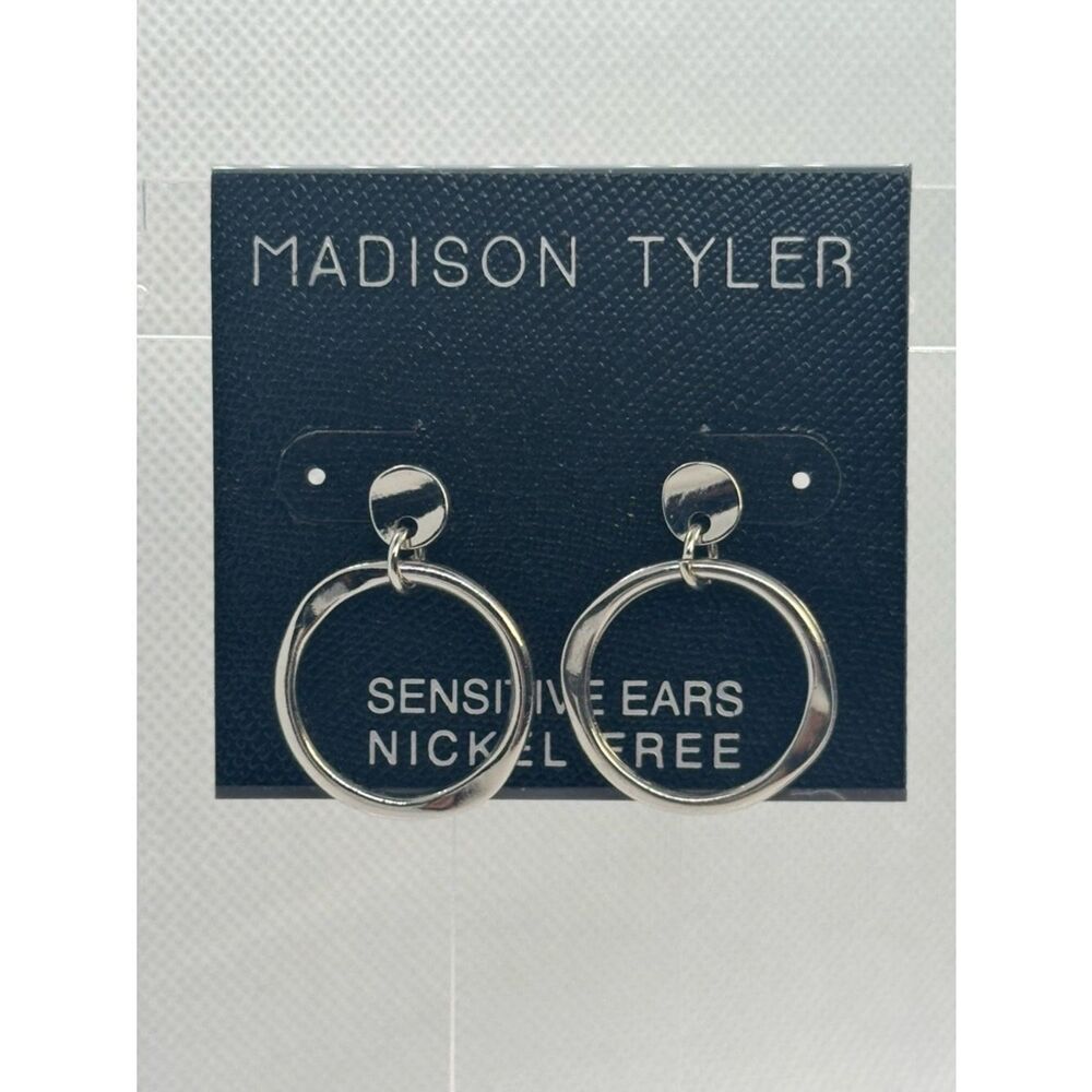 Madison Tyler Silver Double Hoop Earrings